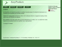 Tablet Screenshot of easyproducts.nl