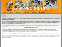Tablet Screenshot of easyproducts.co.nz